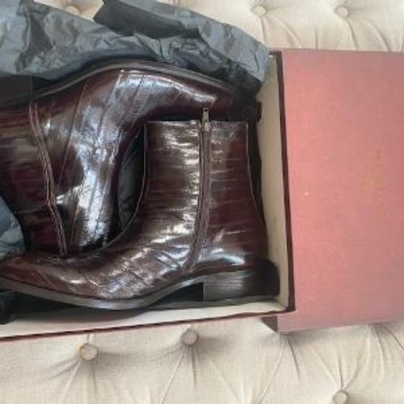 Brand new Mezlan Eel skin boots display picture 3